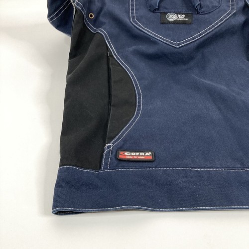 COFRA Born To Work 3M Reflective Jacket Full Zip Italy Denim See-Measurements