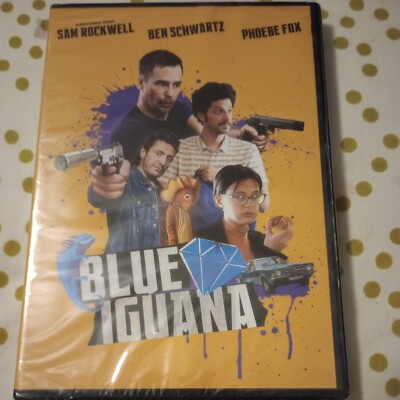 NEW Blue Iguana DVD Sam Rockwell Ben Schwartz Phoebe Fox Heist Robbery Movies 