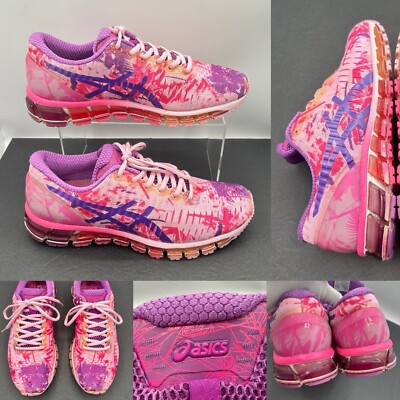 ASICS GEL QUANTUM 360 Running Shoes Women Sz 9.5 M Cotton Candy Pink Glow T5J6N
