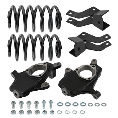 2in / 4in Rear Drop Spindle Lowering Kit For GMC Yukon XL 2WD 4WD 2007-2014