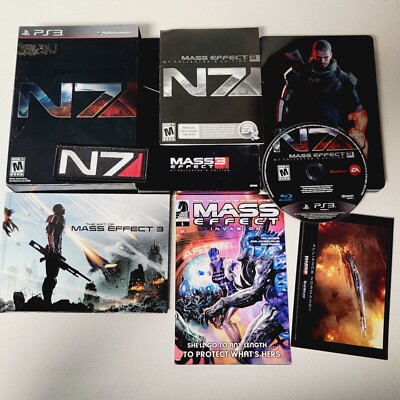 Mass Effect 3 -- N7 Collector's Edition PS3 (Sony PlayStation 3 2012) SUPER CIB 