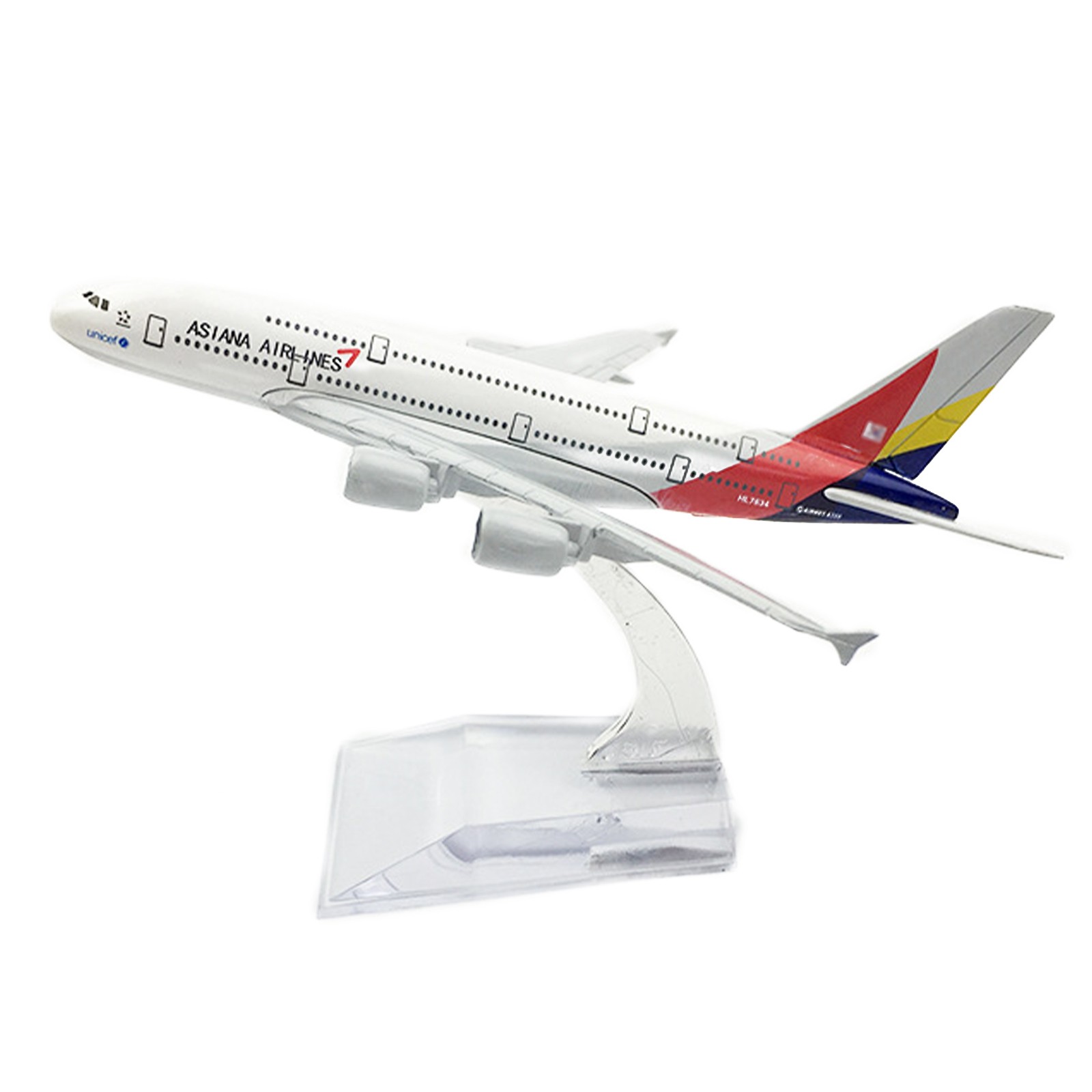 1/400 Asiana Airlines A380 Airplane Model Alloy Plane Aircraft