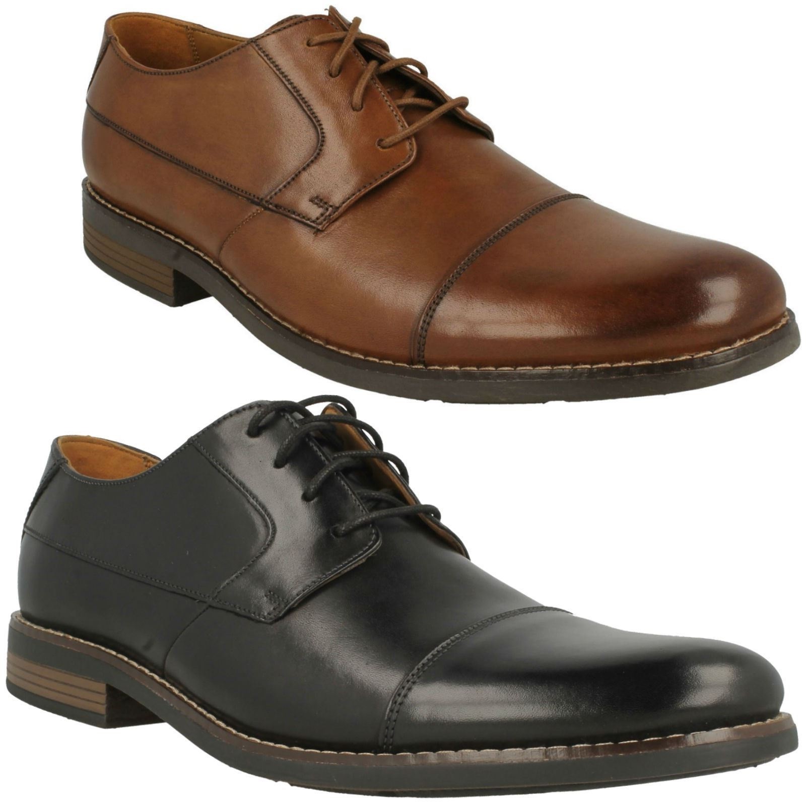 Туфли MENS CLARKS BECKEN CAP LACE UP 