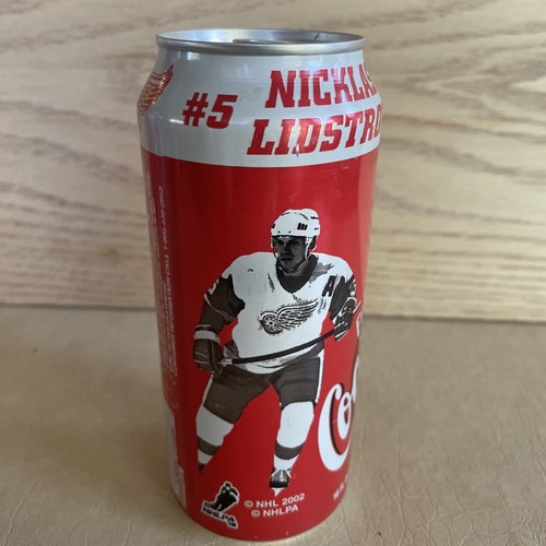 2002 Coca Cola Classic 16oz Alum PT Soda Can-Hockeytown Hero #5