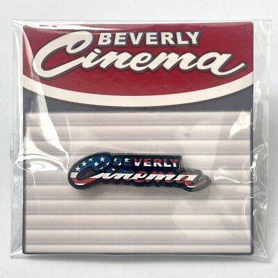 RARE New Beverly Cinema Stars And Stripes Enamel Pin Quentin Tarantino