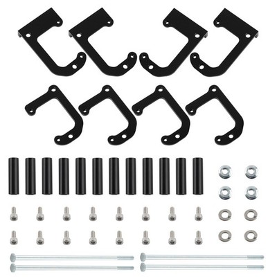 Remote Mount Coil Relocation Brackets Kit for Chevy LS LQ4 D585 Coils 551562