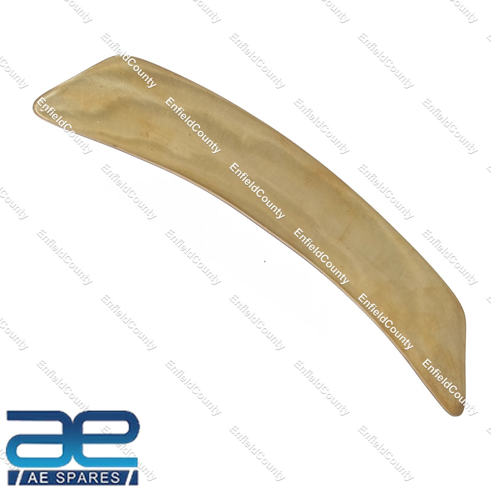 Front Mudguard Fender Brass Number Plate For Royal Enfield BSA Triumph