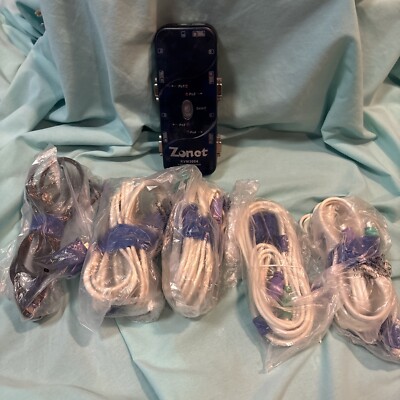 KVM 3004 Switch 4-Port PS/2 VGA KVM Switch with 4 6ft Cables set. Never Used