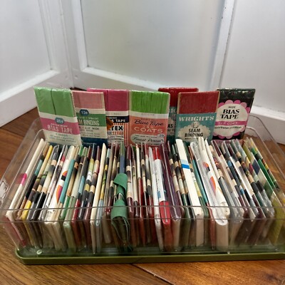 Sewing Accessories Bias Tape Piping Loop Braid Rick Rack Vintage LOT 55
