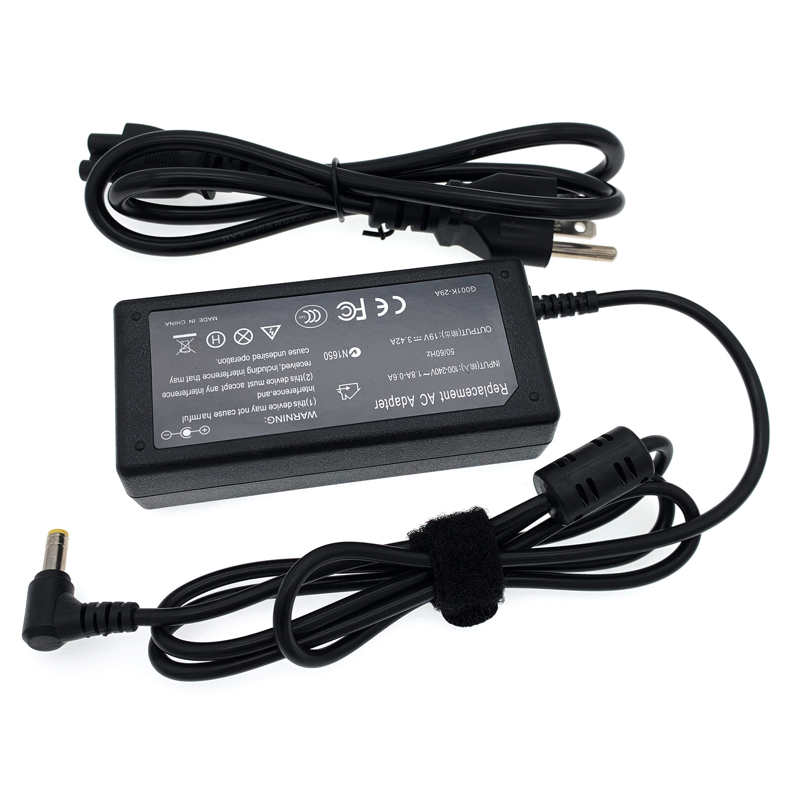 65W Power Adapter Charger For JVC Emerald EM37T 37" EM32T 32" LED HDTV LCD