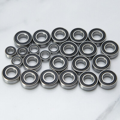 Mugen MBX-4, 4XR, 5, 5R, 5T, XR Works, 7R Eco -24 Pcs Rubber Sealed Bearings Kit