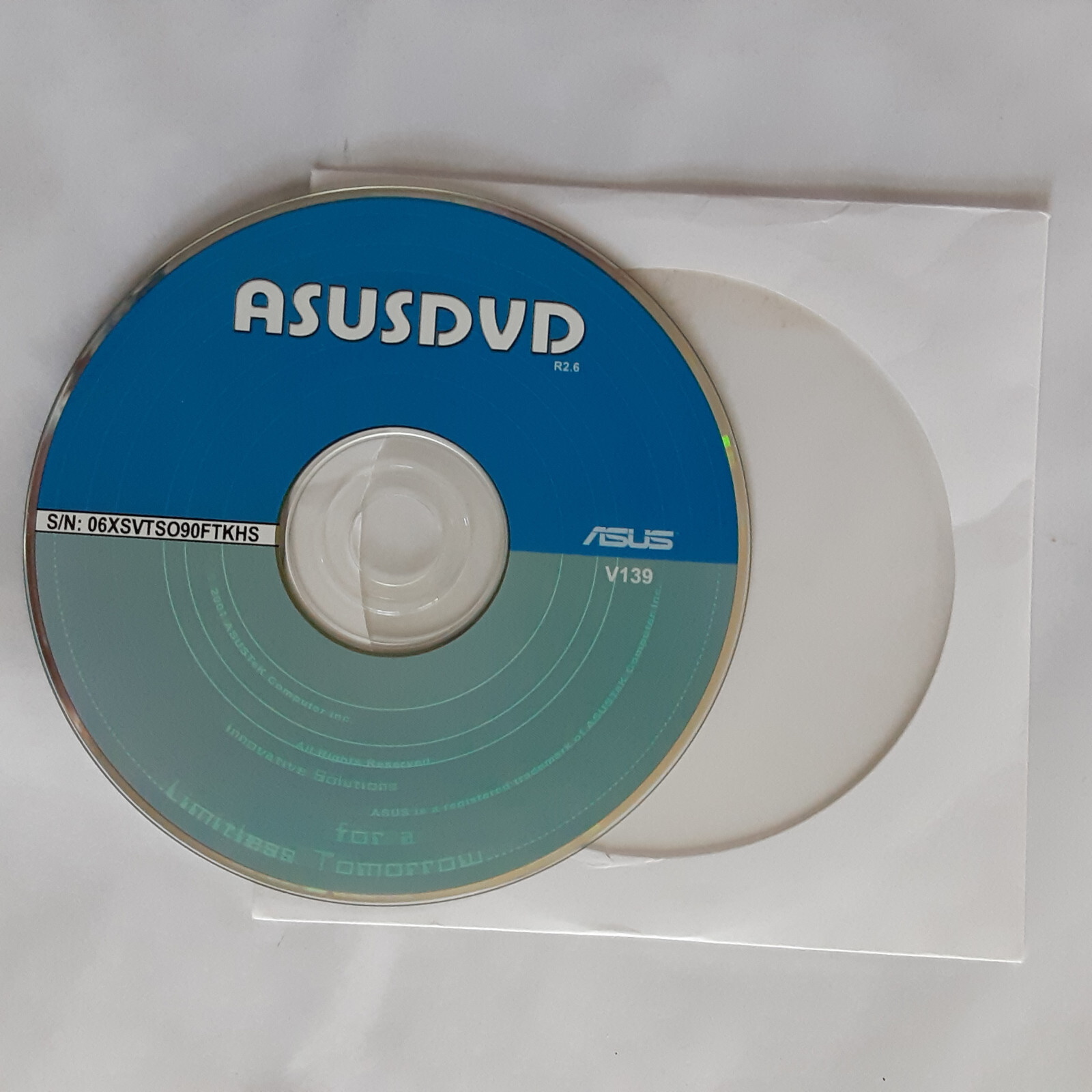ASUS AGP-V7100 2D/3D Graphics Drivers Installation Disk V147 + DVD V139 Disc ASUS AGP-V7100 2D/3D Graphics Drivers Installation Disk V147 + DVD V139 Disc