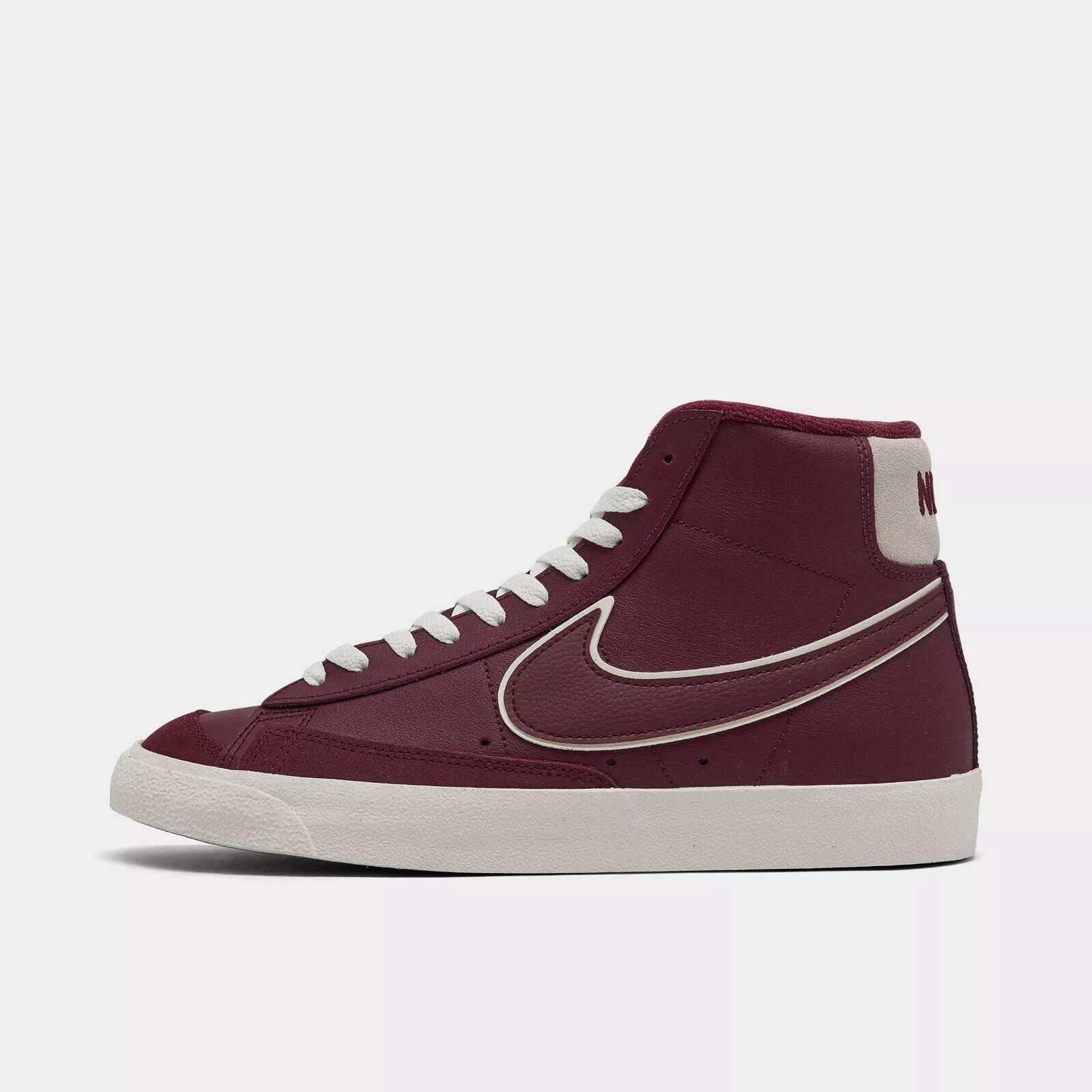 Nike Blazer Mid '77 PRM Maroon Bordeaux Red Sneakers Retro DQ7672-600 Mens  Size | eBay
