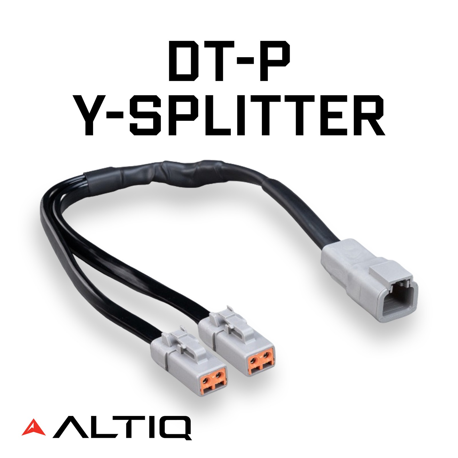 ALTIQ DT-P Y-Splitter 2-Way Adaptor Deutsch Plug Play 4WD Light Bar Wire