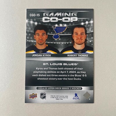 2024 Upper Deck Series 1 #CGO-15 Kyrou/Thomas Gaming CO-OP