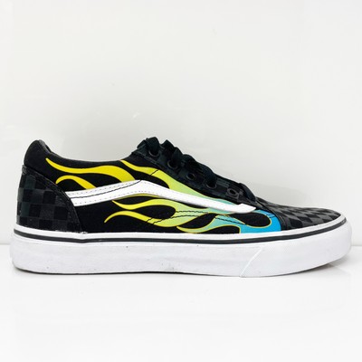 

Vans Boys Off The Wall 721454 Черные повседневные кроссовки, размер 6,5, Черный, Off The Wall