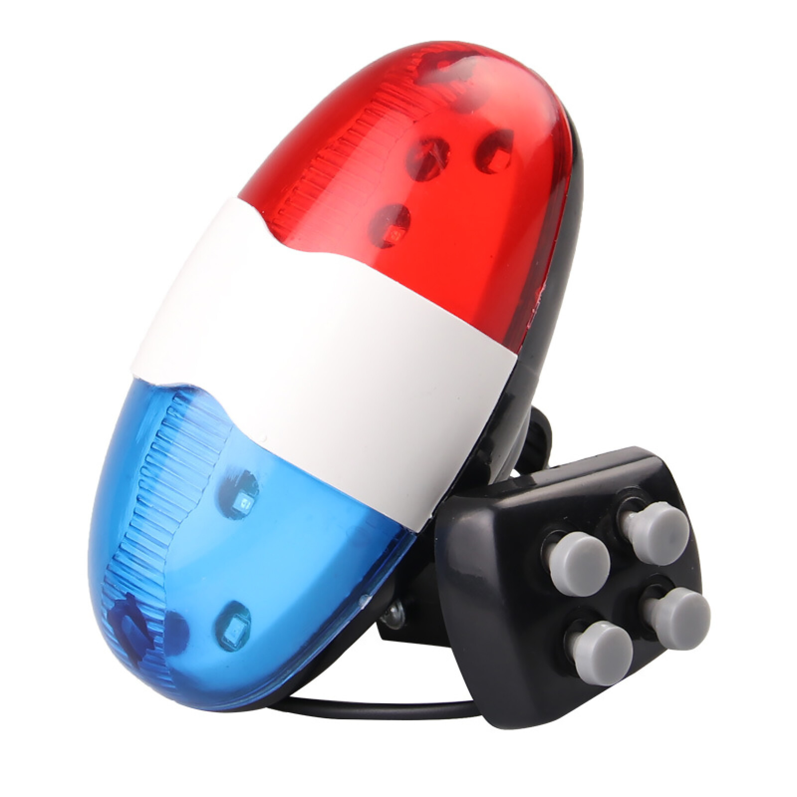 Light Police Car Electric Siren Horn Bell Bike 4 Sounds Trum