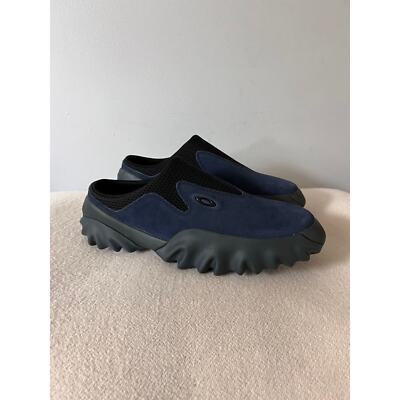 Oakley Factory Team Suede Chop Saw Mule - Size 10 - Navy - NEW