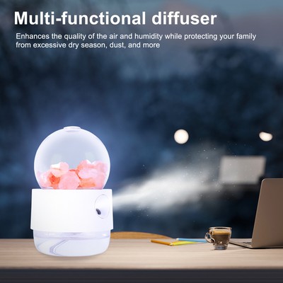 Essential Oil Diffuser Salt Ultrasonic Air Led Aromatherapy Us