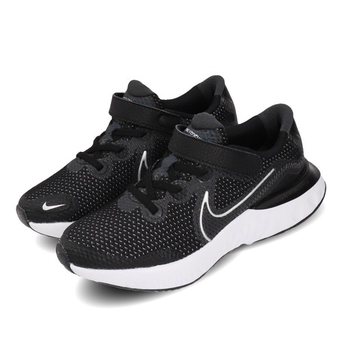 Nike Renew Run PSV Black White Silver Kid Дошкольные кроссовки CT1436-091