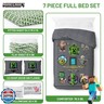 Jay Franco Kids Comforter Set Includes Sheets and Pillow Covers - Soft and Cozy Bed Set for Stylish Room Decor, Grey - Minecraft Movie, 7 Piece Full Size Bedding