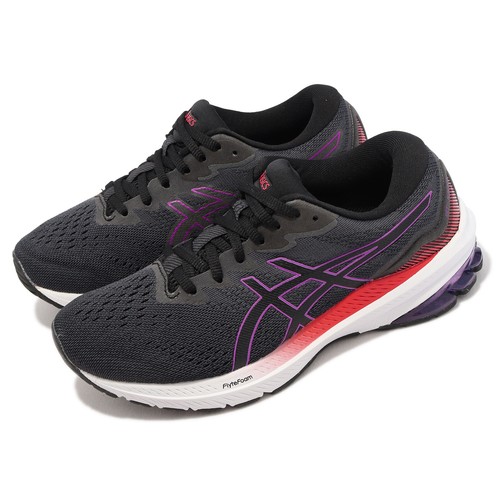 Женская спортивная обувь для бега Asics GT-1000 11 D Wide Black Purple 1012B196-003