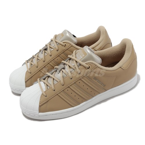 

adidas Originals Superstar W Magic Beige Cloud White Женская повседневная обувь GX4361, Коричневый, Superstar W