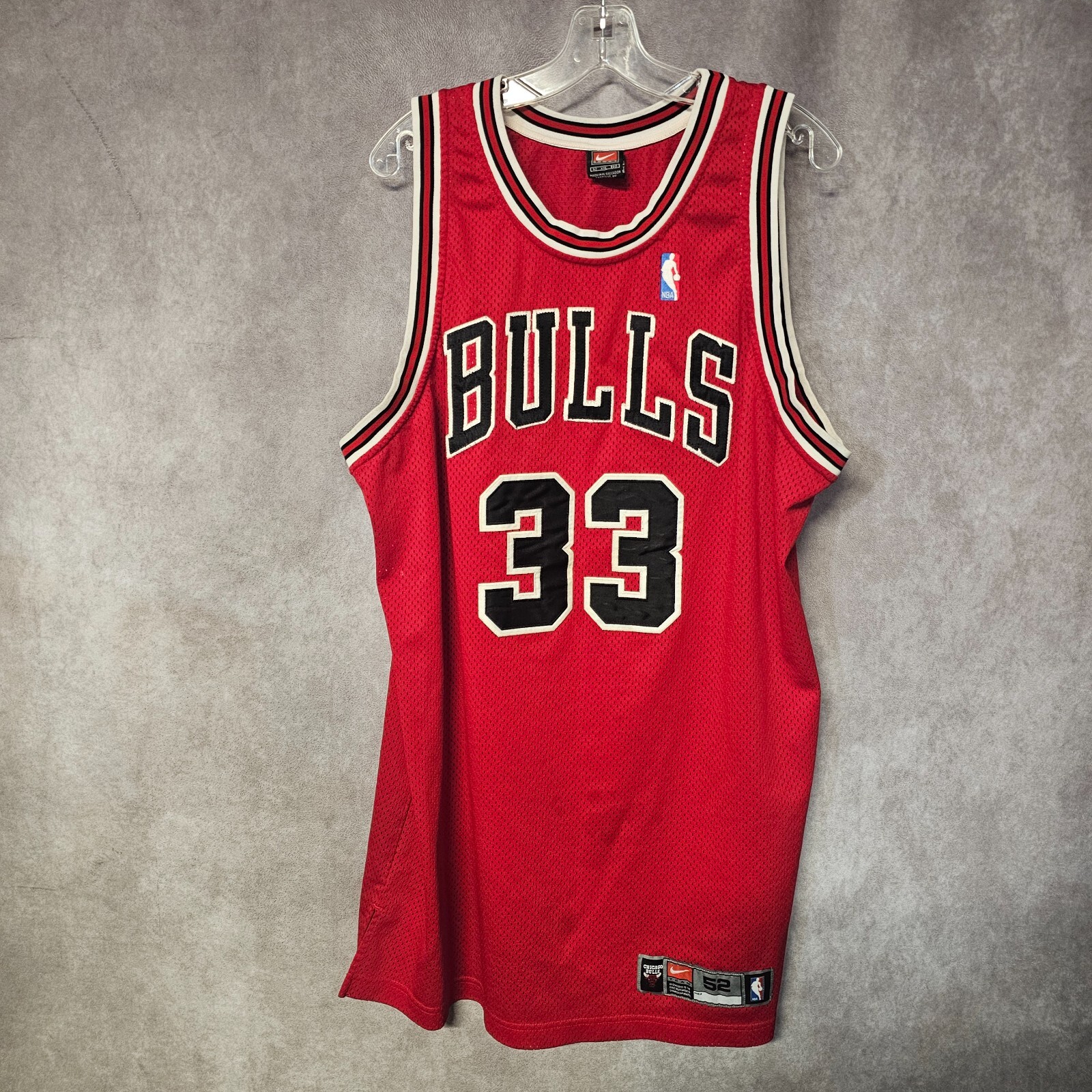 Rare Vintage Nike Authentic Chicago Bulls Scottie Pippen 33