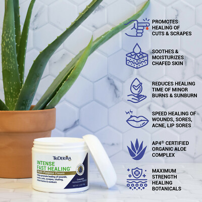 TriDerma Intense Fast Healing Multipurpose Cream Jar, Pack of 4