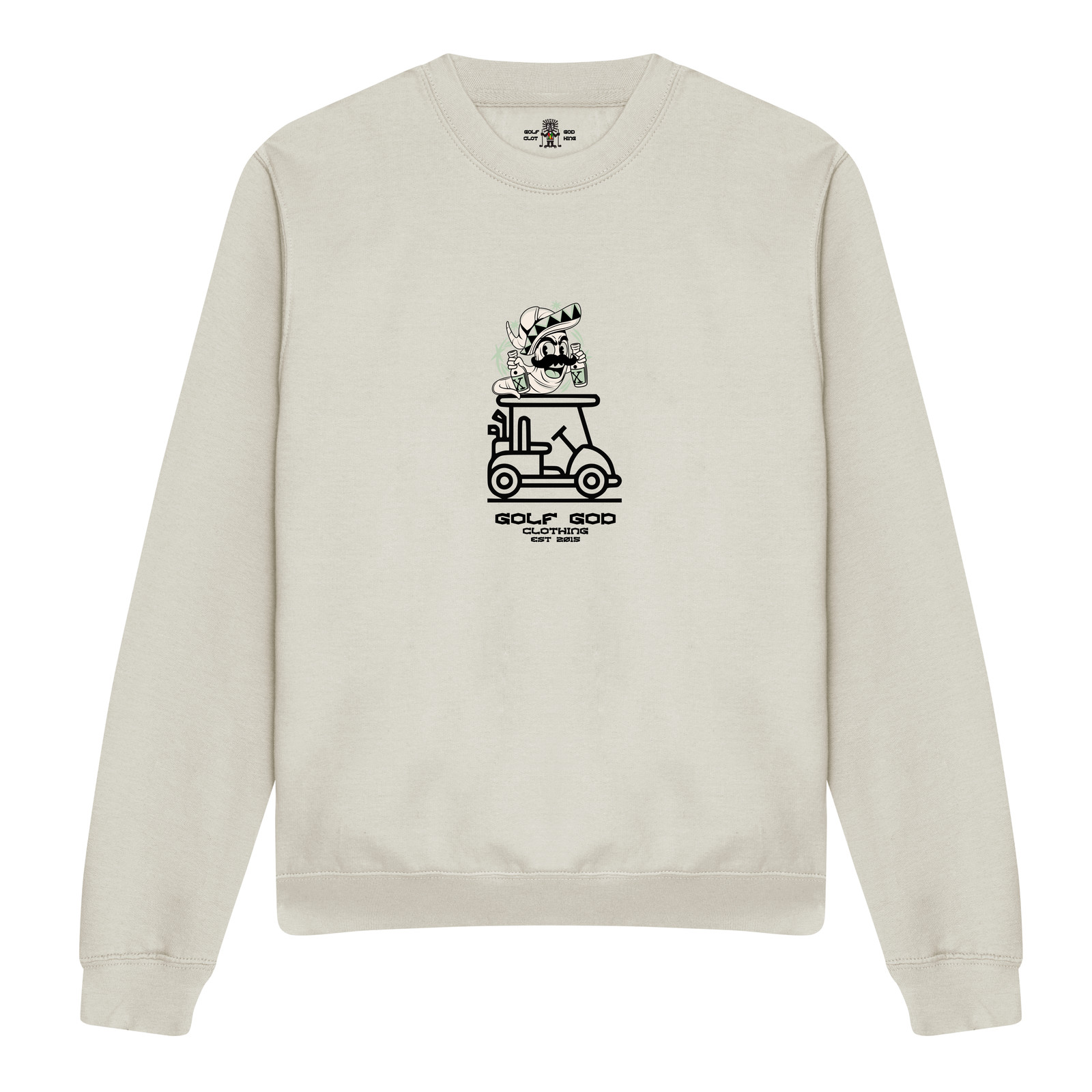 Golf God Clothing Bandidos Sweatshirt Casual Golf Apparel Cotton Jumper Golf Top