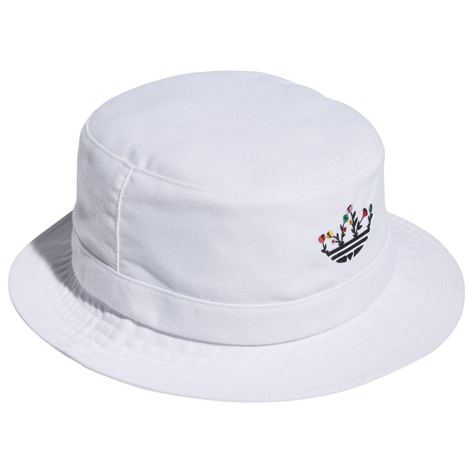 Adidas Originals Floral Trefoil Bucket Hat White EY5550 Men's NWT