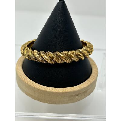 Vintage Chanel Made in France Twist Bangle | eBay