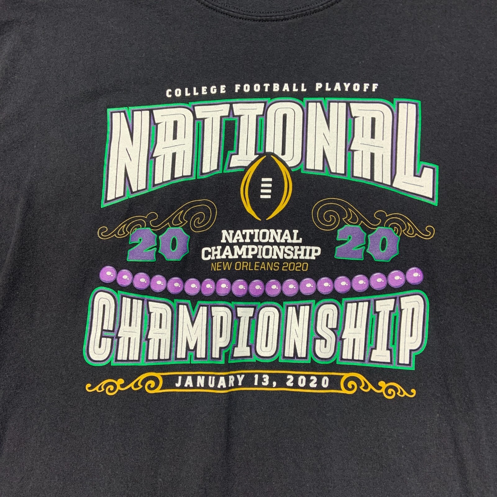 2020 National Championship New Orleans Shirt Adult 2XL Jan 13 Football College