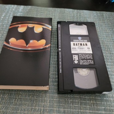 Batman VHS 1989 Michael Keaton Jack Nicholson Tested Works Warner Bros