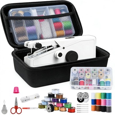 Handheld Sewing Machine for Beginners Adults, Portable & Cordl...