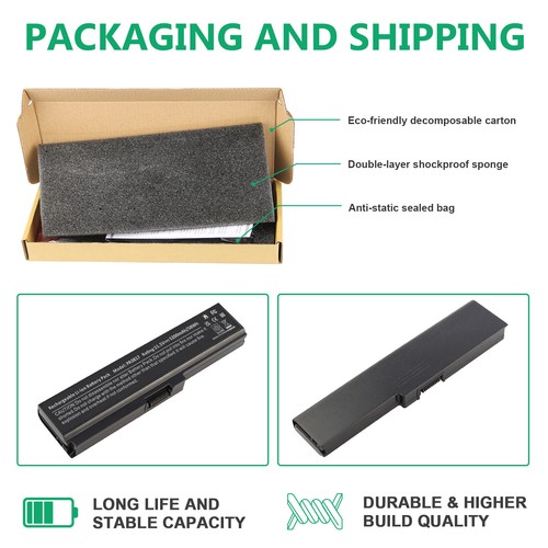 ✅Laptop Battery For Toshiba Satellite L745 L750 L755 L755D PA3817U-1BRS /Charger