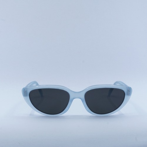 Pre-owned Celine Cl40220u 84a Opaline Light Blue/smoke 55-18-140 Sunglasses Authentic In Gray