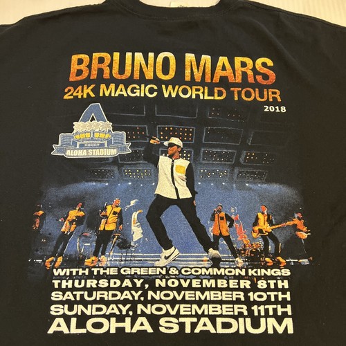 ブルーノマーズ 24Kmagic world tour2018 ツアーTシャツ ブルーノマーズ 24Kmagic world tour2018 ツアーTシャツ Bruno