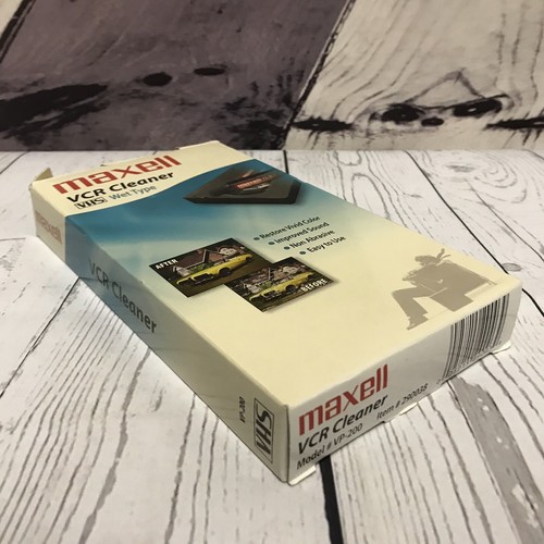 Maxell VCR Cleaner Wet Type VHS VP-200