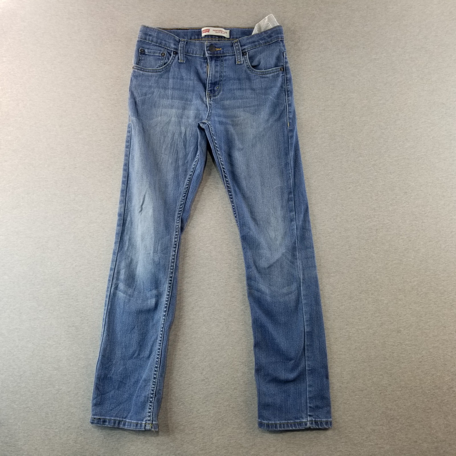 Levi 511 Jeans Women's Sz 27X29 Slim Adj. Waist Med Wash Normcore Cute Nice