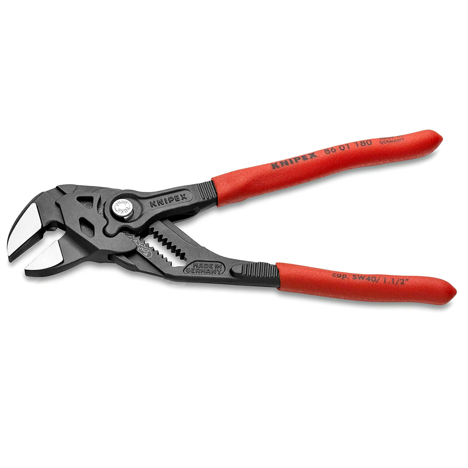 Newest Model Knipex 180mm 71/4" Adjustable Wrench Pliers Cushion Grip