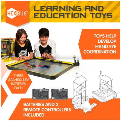HEXBUG BattleBots Arena MAX, Multiplayer Robot Board Game for Kids, Remote...