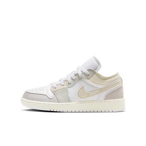 

[FB9139-002] Кроссовки Air Jordan RETRO 1 LOW SE CRAFT для начальной школы, цвет «Inside Out Tech Grey», Tech grey/light orewood brown/white/sail