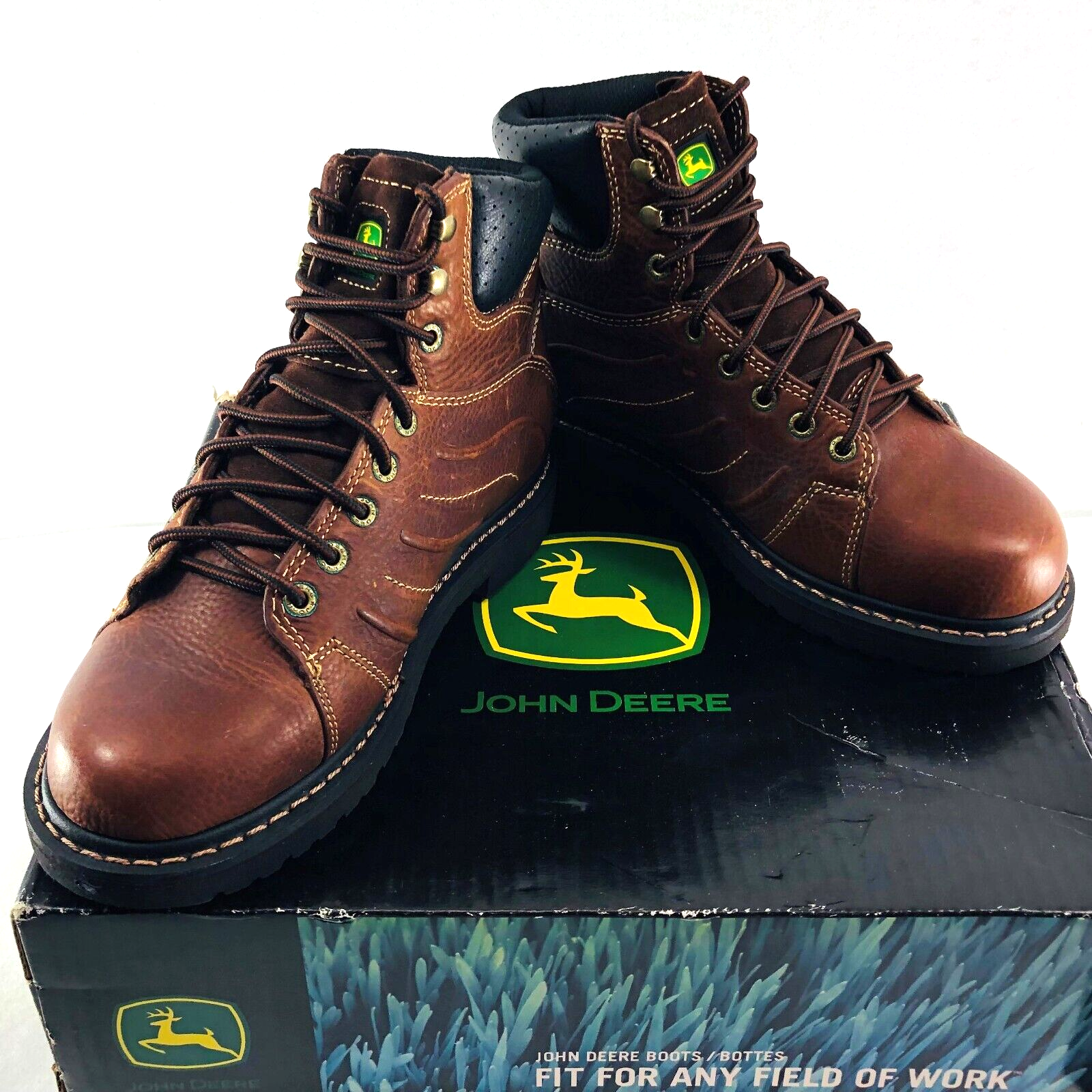 Men’s 8m Brown Leather Weatherproof Dan Post Boot Co Jd6723