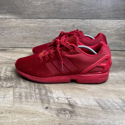 Adidas ZX Flux S32278 Men's 13 Running Shoes Pure Red Lace