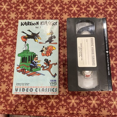 Kartoon Klassics Vol. 2 Color VHS  - 8 Total Cult Animation Cartoons 30 s 40 s