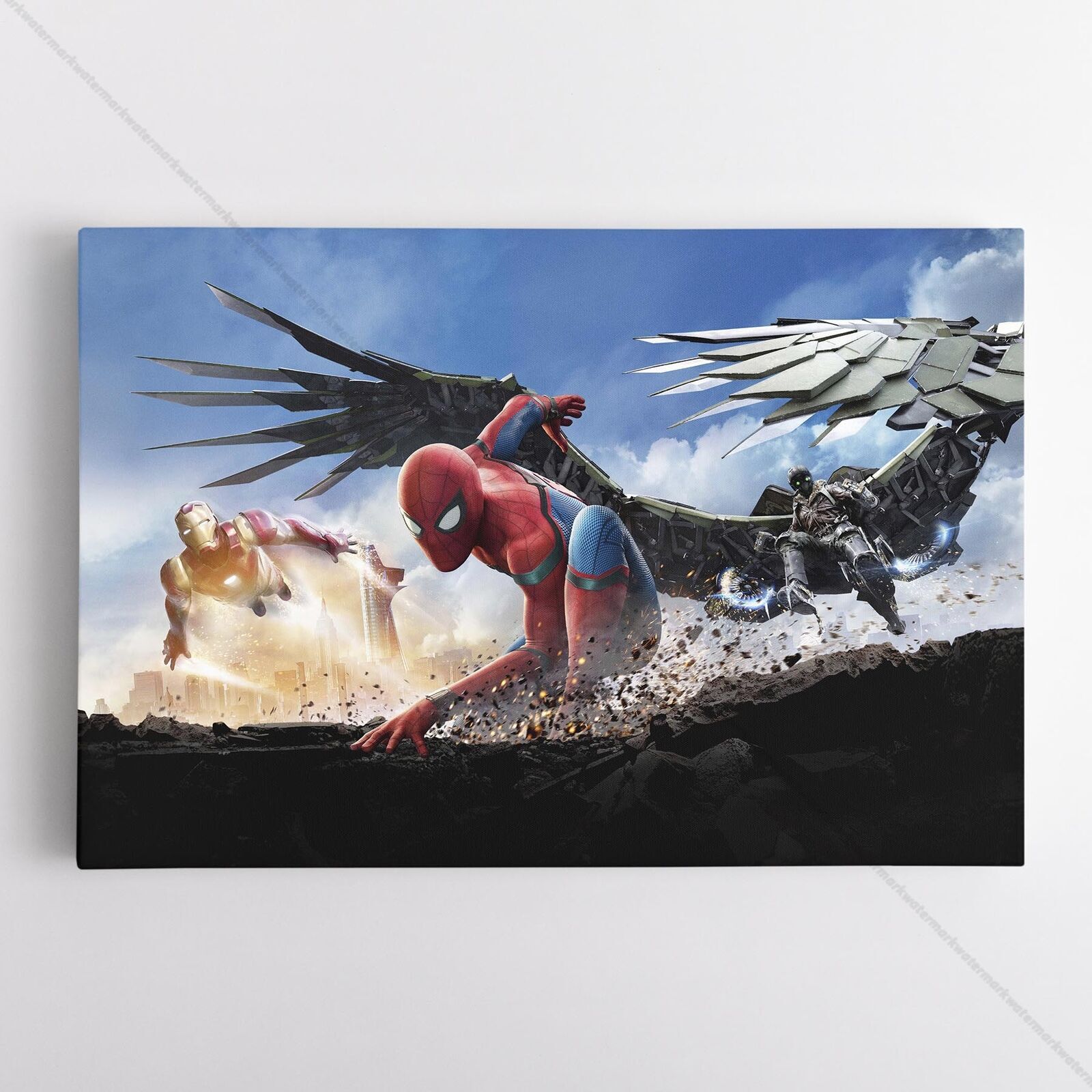 Spider-Man Poster Canvas Avengers Spiderman Spider Man Movie Marvel Print #1238