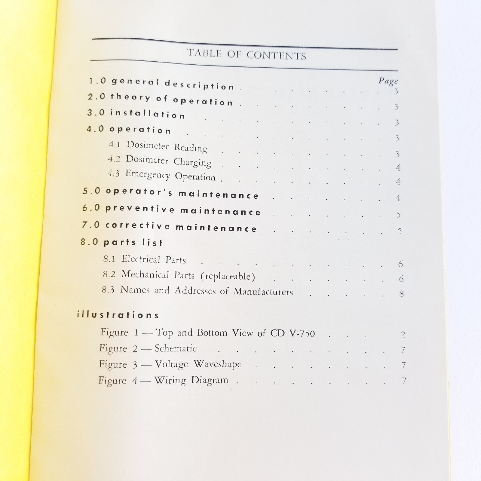 Radiological Dosimeter Charger  IEH Model 750_5b Operating Instructions Booklet