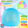 Fidget Toys Squishy 6Pack, Stress Cube Squishies Anxiety Stress Relief, Ice Squishy Stress Cube Sugar Balls, Sensory Toys for Kids with Autism, Fidgets for Classroom Prize Toys (Candy)