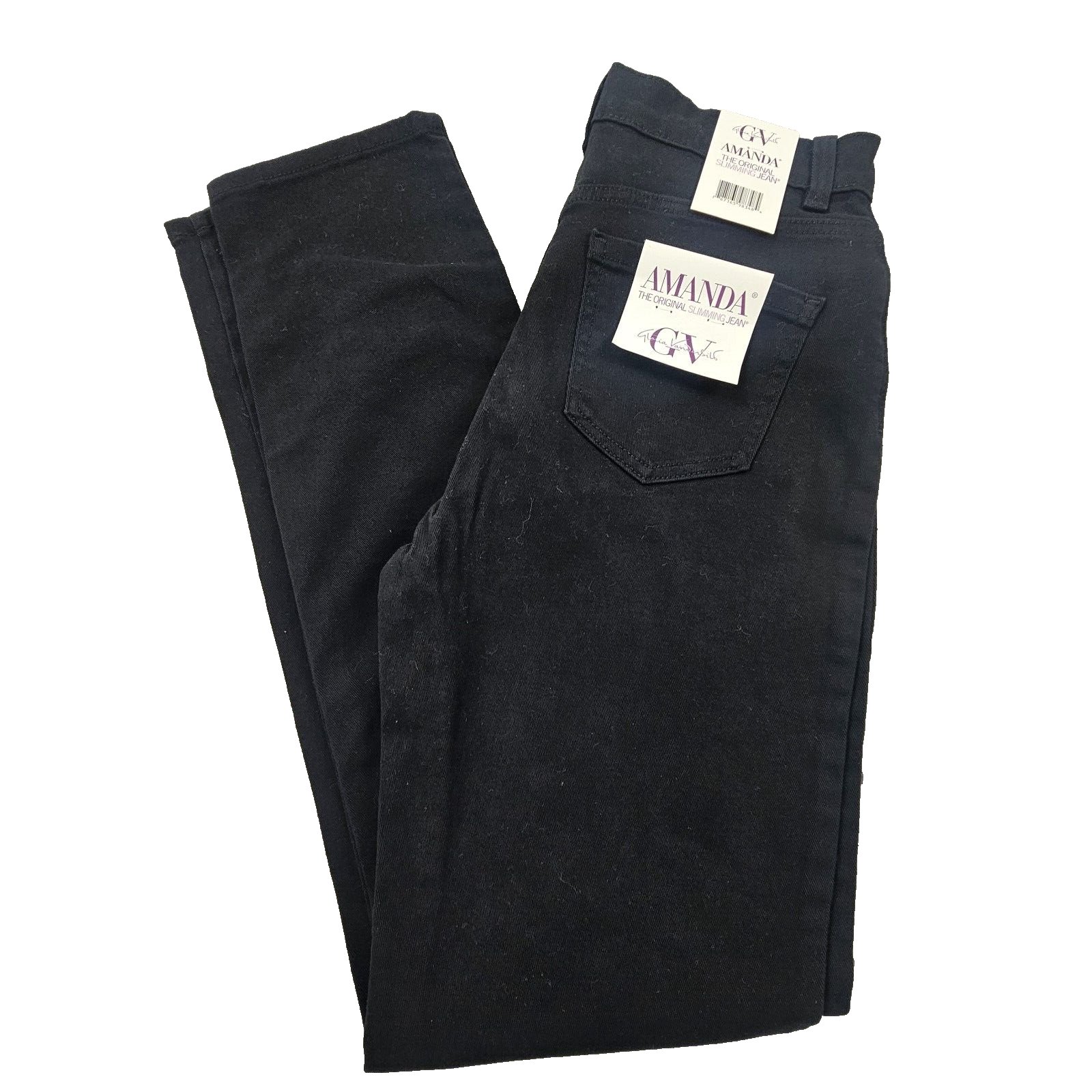 Gloria Vanderbilt Womens Amanda Jeans Original Slimming 4 Long 28x32 Tapered NWT